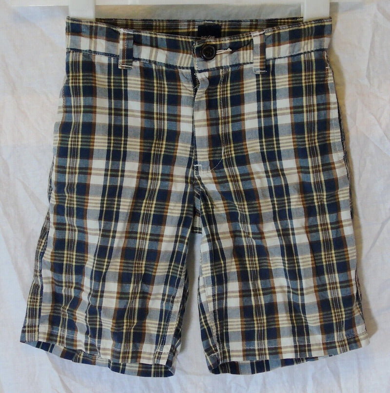 Blue Check Board Shorts Age 5 Years Gap