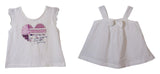 2-Pack White Sleeveless Tunic Tops Age 9-12 Months