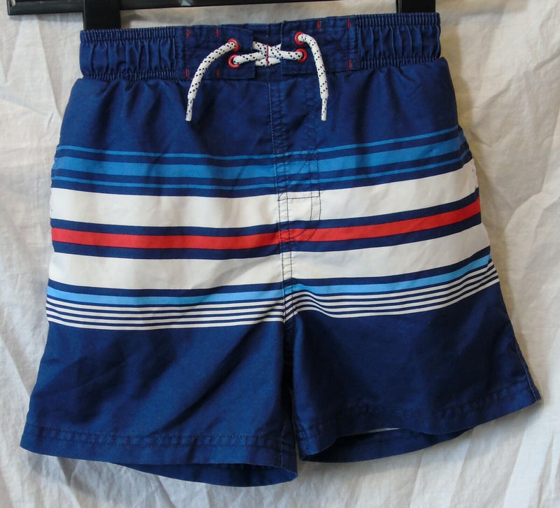 Blue Stripe Swim Swimming Shorts Age 7 Years TU