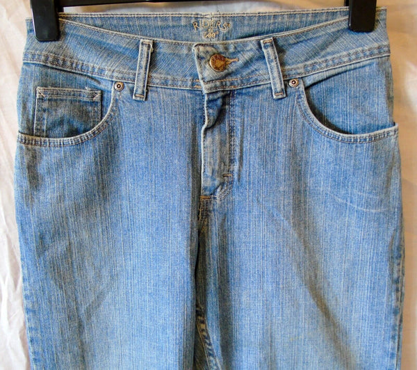 Blue Straight Leg Jeans Size 12 Lee Riders 30"W 28"L