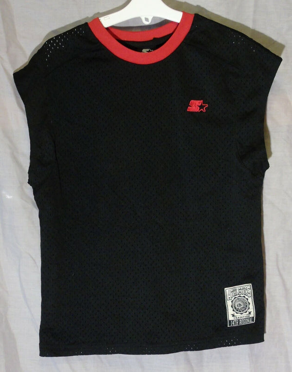 Black Mesh T-Shirt Tee Age 10-11 Years Starter