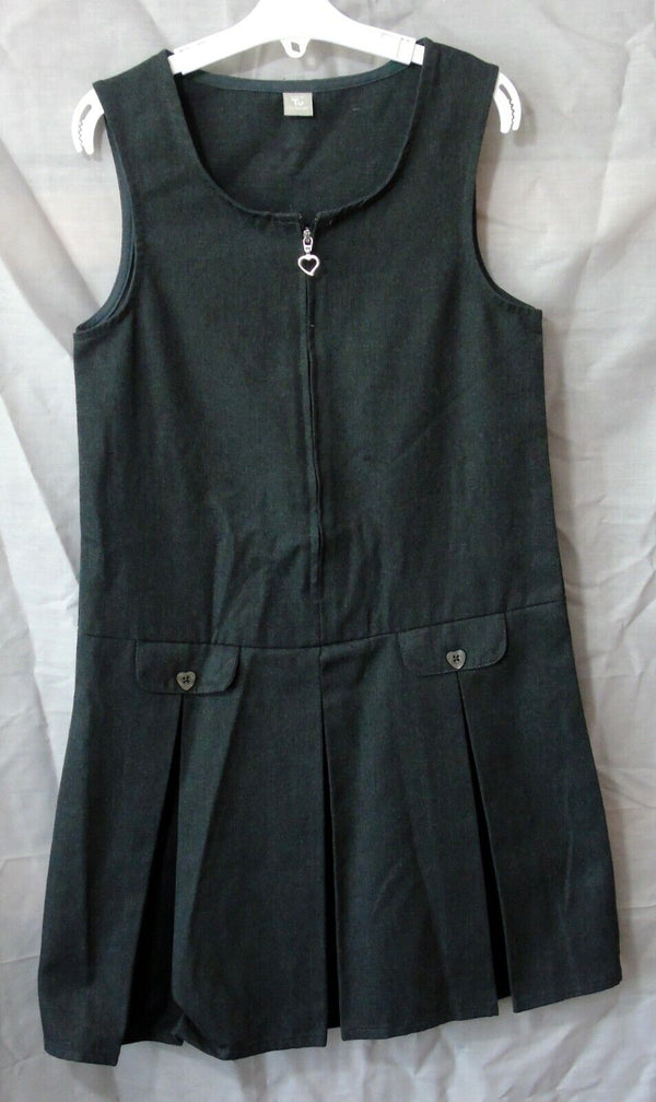 Grey Pleated School Dress Age 10 Years TU