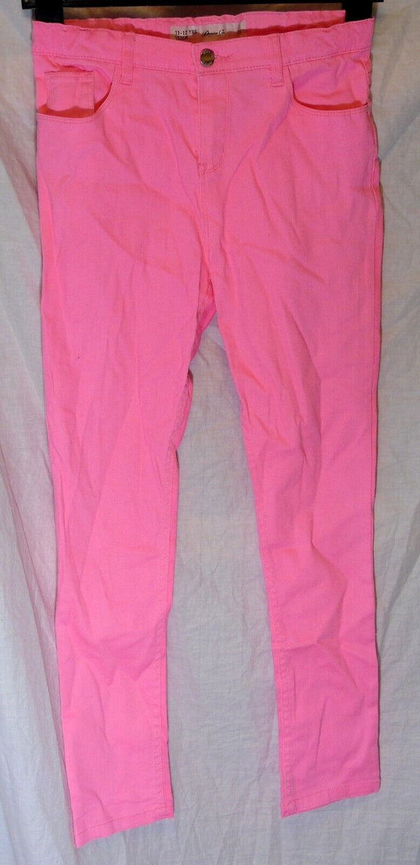 Pink Stretch Denim Straight Leg Jeans Age 11-12 Years Primark