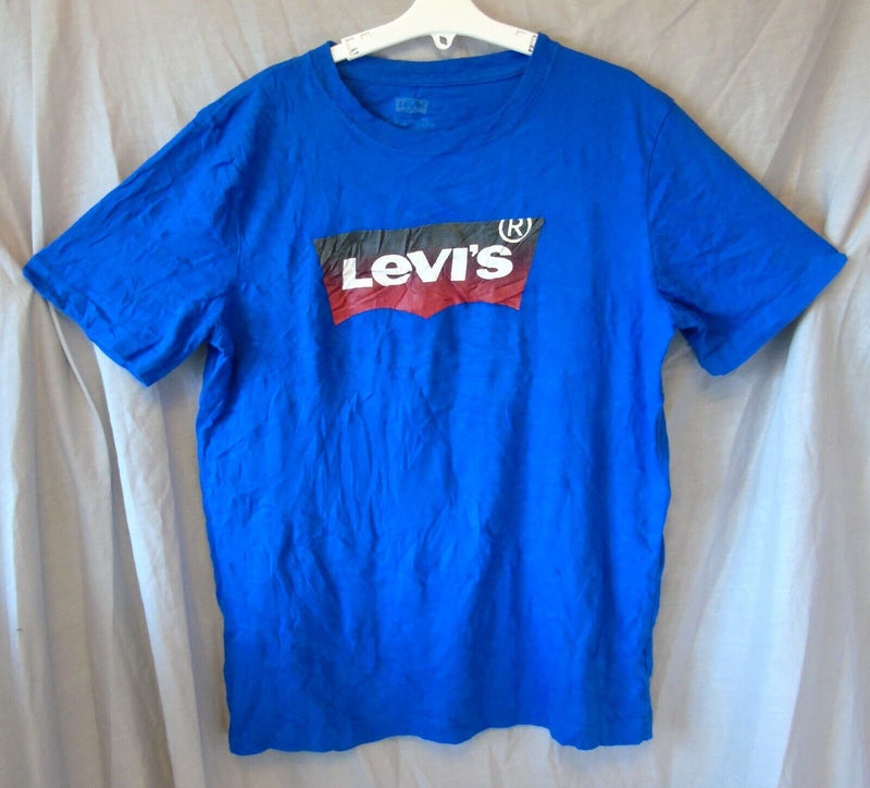 Blue Logo Front T-Shirt Tee Age 13-14 Years Levi's