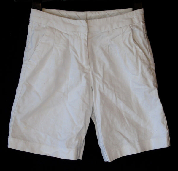 White Pleat Fronted Shorts Age 6 Years Next