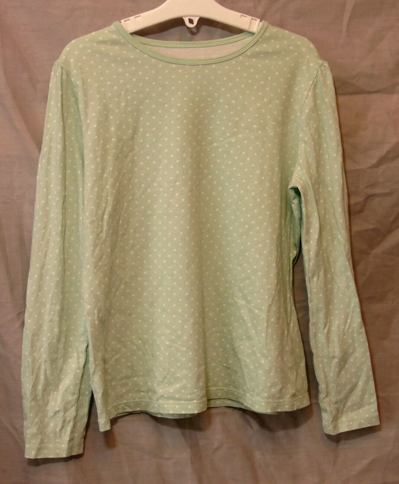 Mint Green Spot Long Sleeve Top Age 10-11 Years George