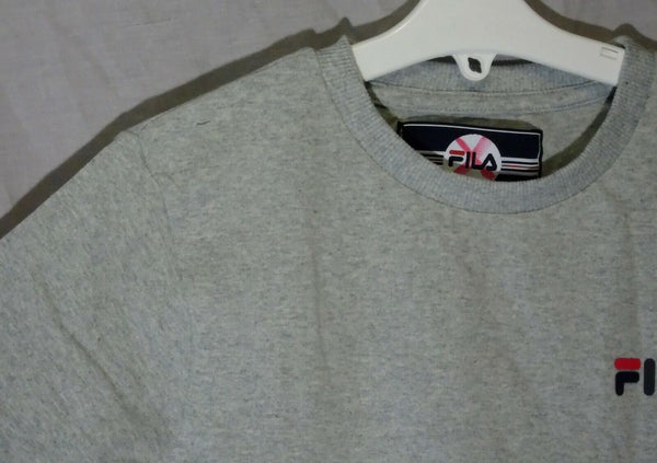 Light Grey Logo Front T-Shirt Tee Age 10-11 Years Fila