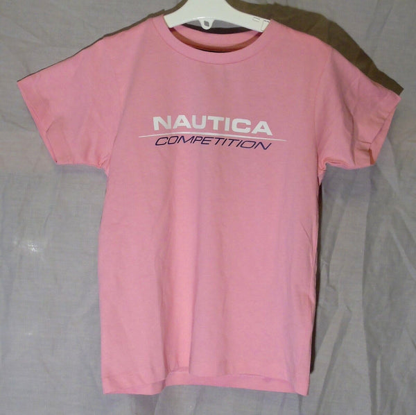 Pink Logo Front T-Shirt Top Age 5-6 Years Nautica Competition