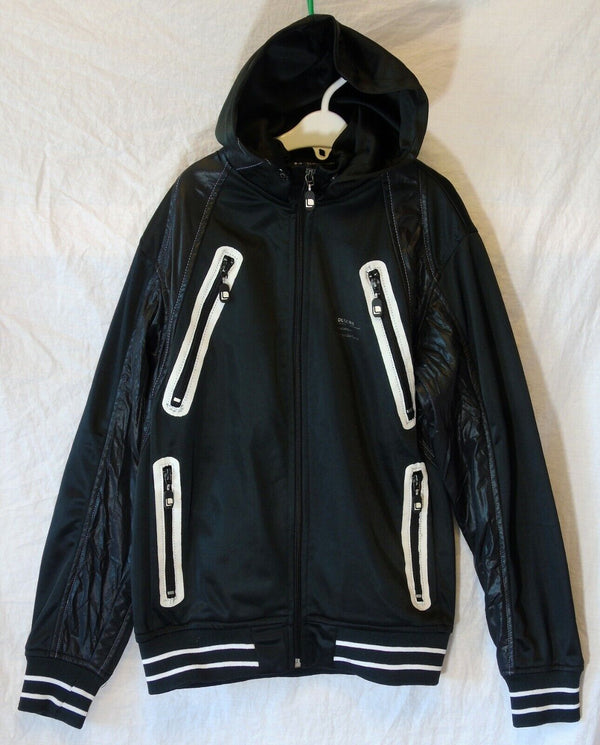 Black Hooded Hoodie Tracksuit Jacket Age 10 Years DLSerie