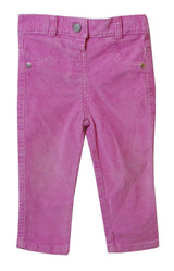 Pink Cord Stretchy Trousers Age 12-18 Months George