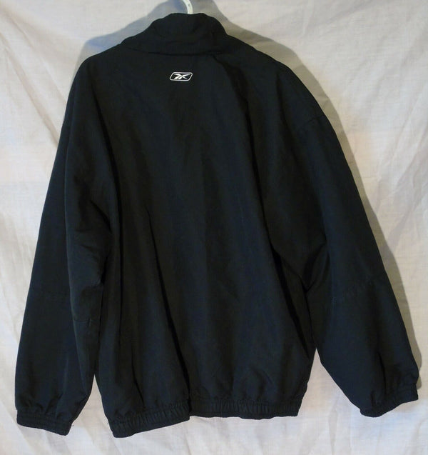 Black Logo Front Lightweight Coat Age 10 Years Reebok