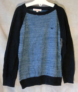 Blue Fleck Knit Raglan Jumper Age 4-5 Years Debenhams