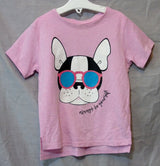 Pink Bulldog T-Shirt Top Age 4 Years Matalan