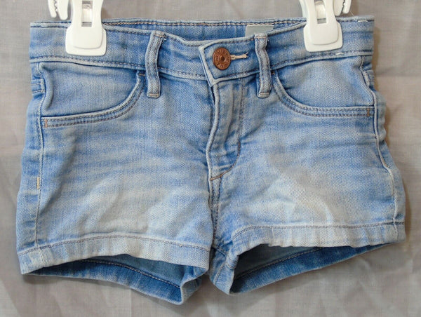 Blue Stonewashed Denim Shortie Shorts Age 5-6 Years H&M