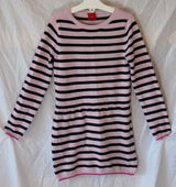 Pink Stripe Thin Knit Jumper Dress Age 5 Years S.Oliver