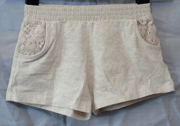 Light Beige Stretchy Jersey Shorts Age 7 Years Matalan