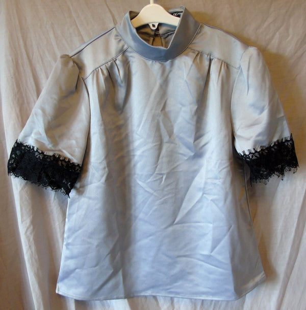 Silver Grey Blouse Top Fashion Union Size 10 Age 13-14  Years