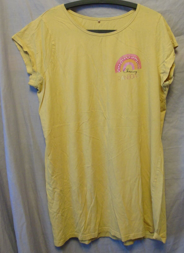 Mustard Yellow Nightie Nightdress  Size 20-22 George