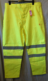 Hi-Vis Fire Retardant Work Trousers Size XXL 2XL 42"W 31"L Click