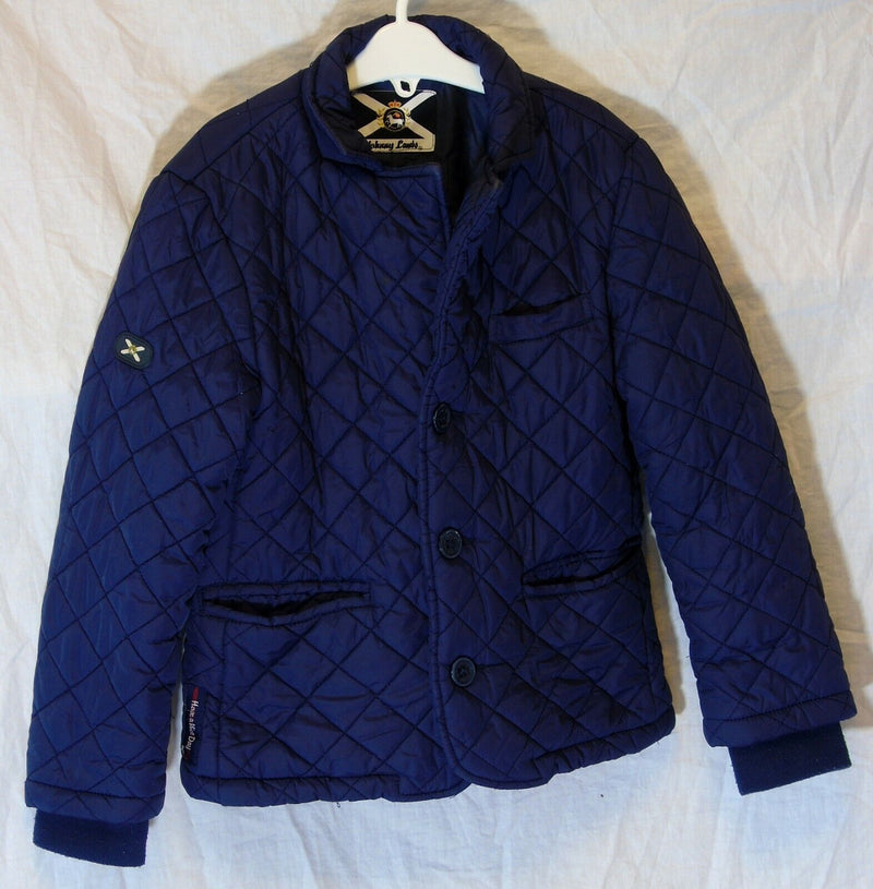 Blue Quilted Padded Jacket Coat Age 7 Years Johnny Lambs