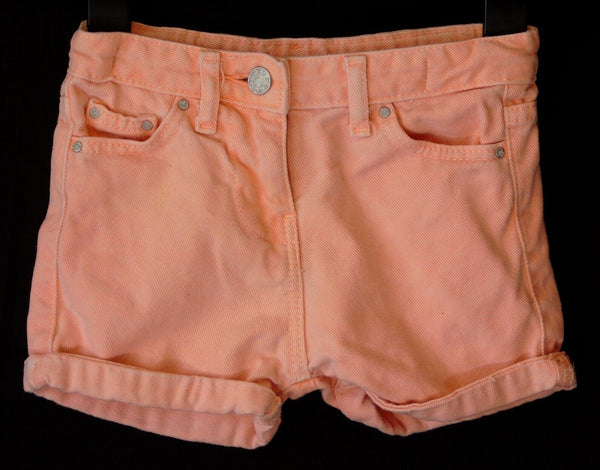 Orange Denim Shortie Shorts Age 4 Years Matalan