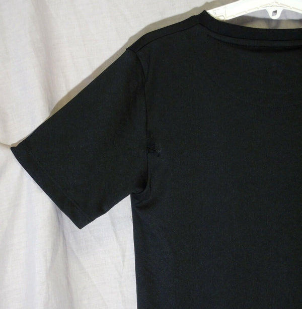 Black Sheen Logo Front T-Shirt Tee Age 10-11 Years Sonneti