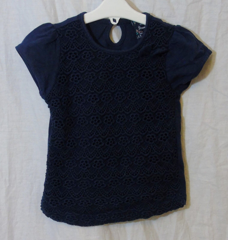 Blue Embroidered T-Shirt Age 3-4 Years YD Primark