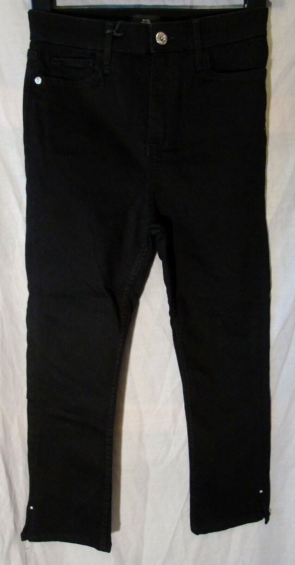 Black Skinny Cropped Jeans Age 14-15 Years River Island UK10