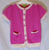 Pink Thin Knit Cardigan Age 4 Years Little Willow Blossom