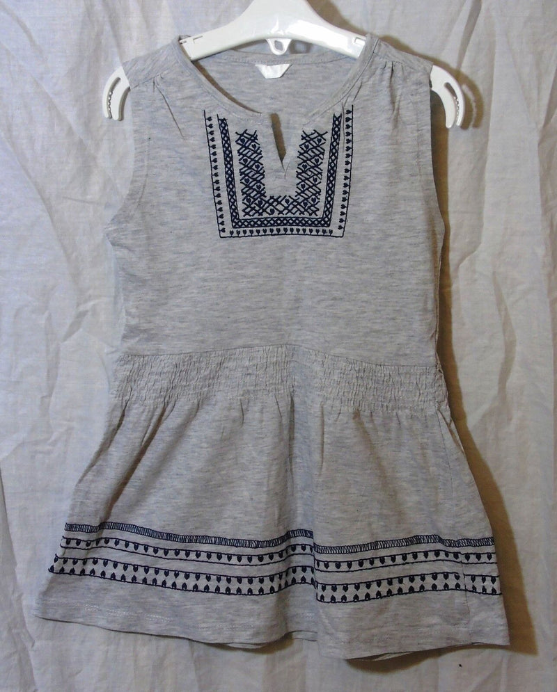 Light Grey Aztec Sleeveless Dress Age 3-4 Years H&M