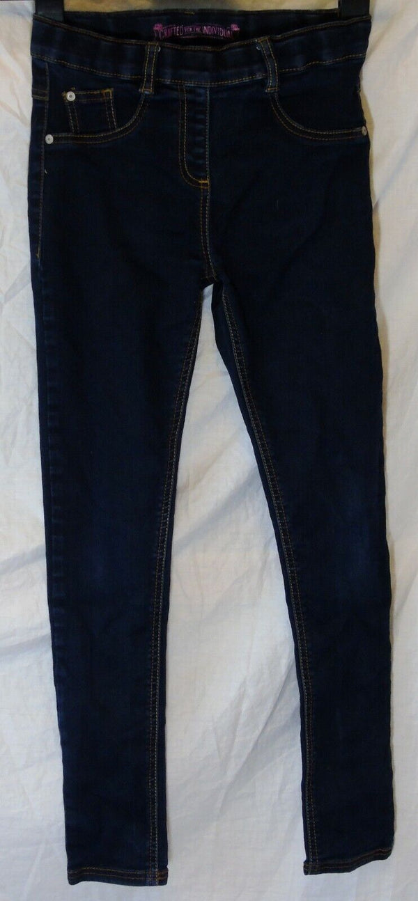 Blue Denim Pull On Skinny Stretch Jeans Age 12 Years Next