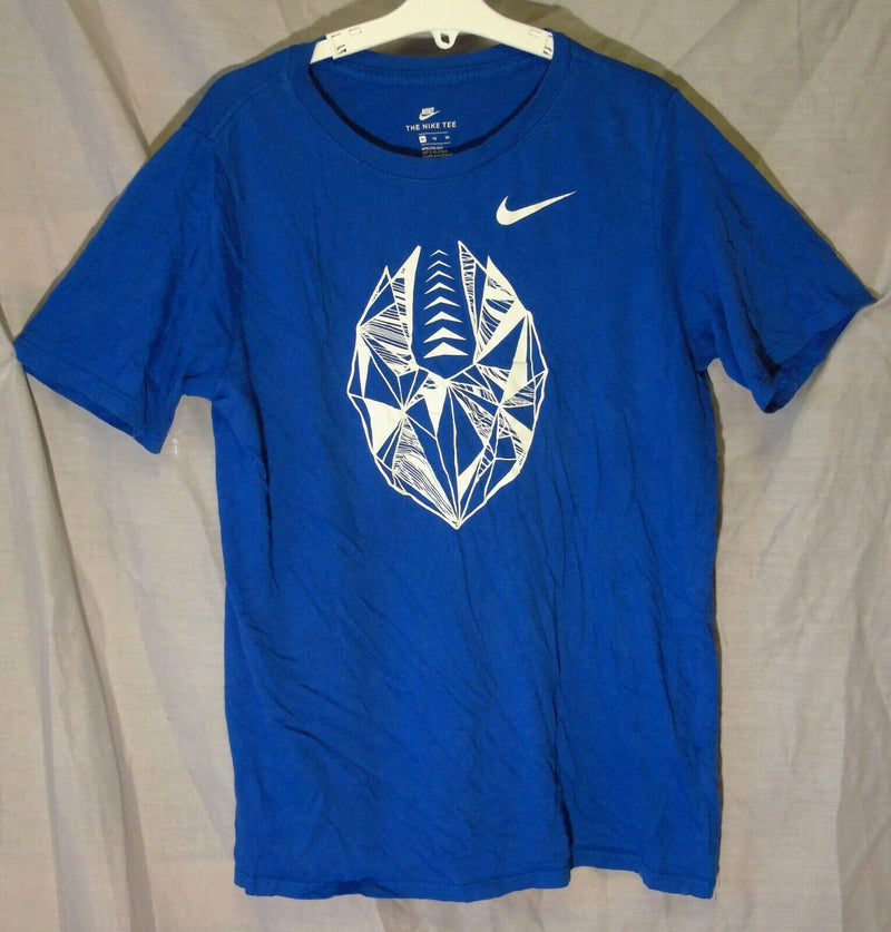 Blue Logo Front Athletic Cut T-Shirt Tee Age 13-14 Years Nike