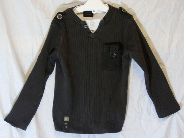 Brown Faux Layered Jumper Age 3 Years Next