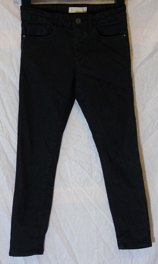 Black Denim Straight Leg Jeans Age 9 Years Zara