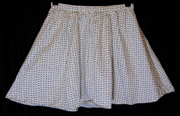 White Black Swing Skirt Age 14-15 Years French Connection