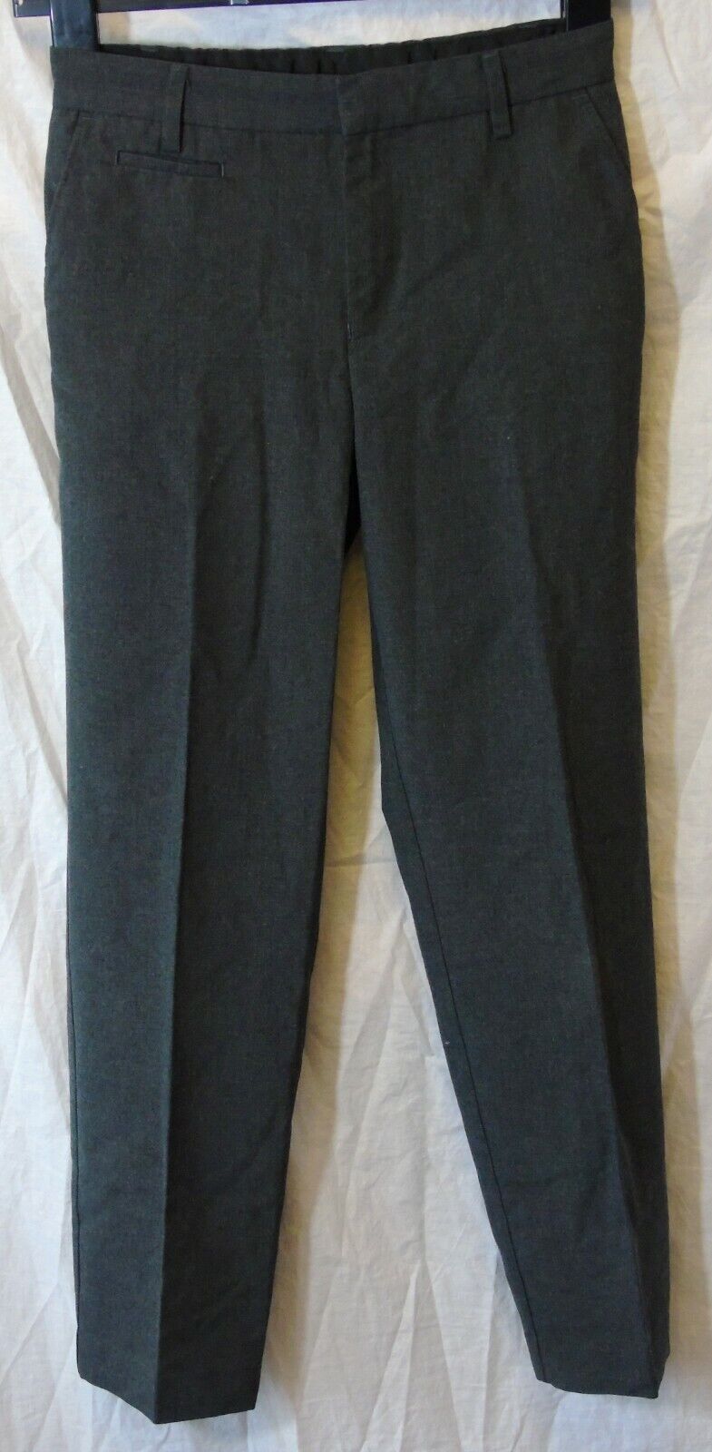 Grey Pleat Front School Trousers Age 10-11 Years M&S