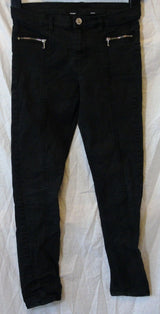 Black Panelled Denim Stretch Jeans Age 9-10 Years H&M