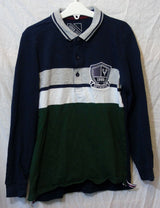 Blue Rugby Style Long Sleeve Top Age 10 Years Matalan