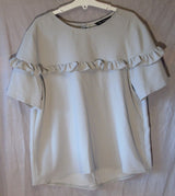 Grey Floaty Blouse Top Age 14-15 Years  Miss Selfridge UK 10