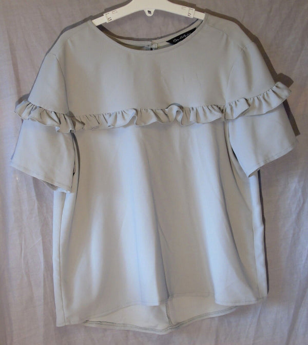 Grey Floaty Blouse Top Age 14-15 Years  Miss Selfridge UK 10