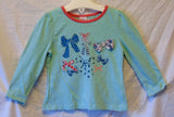 Aqua Long Sleeve Top Age 9-12 Months Mini Club