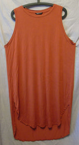 Burnt Orange Midi Dress Size 20 2XL Shein Curve