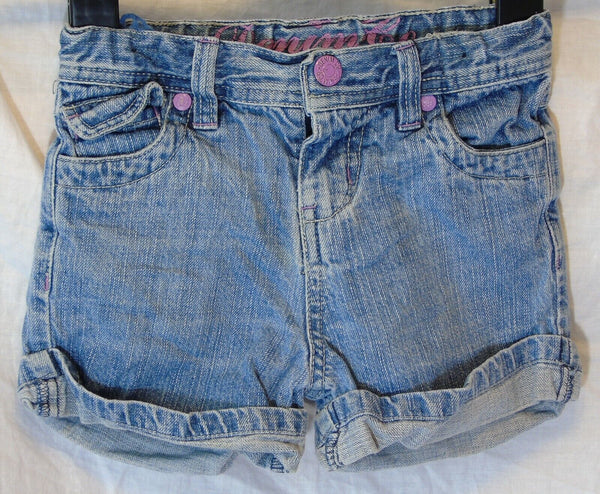 Blue Denim Shortie Shorts Age 4-5 Years Primark