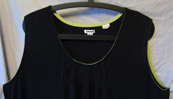 Black Sleeveless Dress Size 16 18 XL DKNY