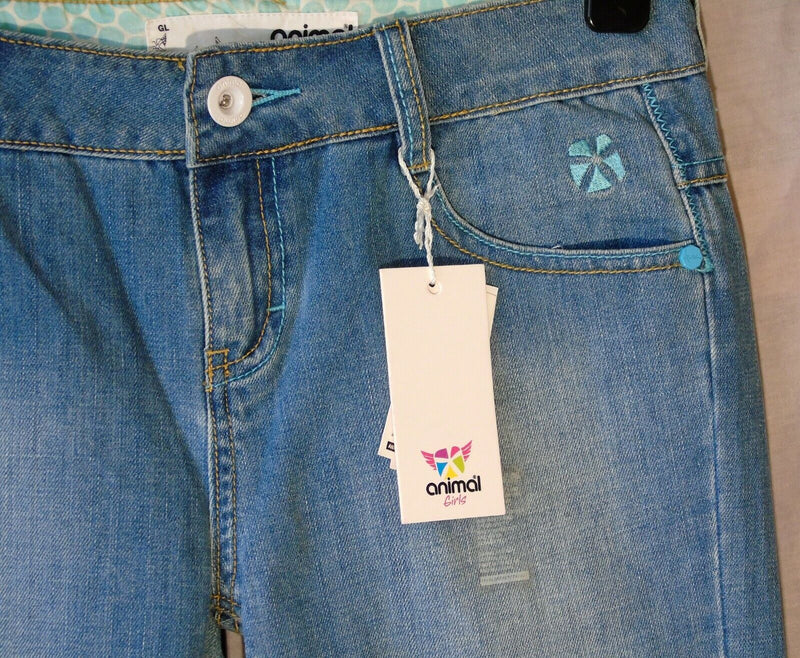 Blue Straight Leg Jeans Age 13-14 Years Animal RRP £40