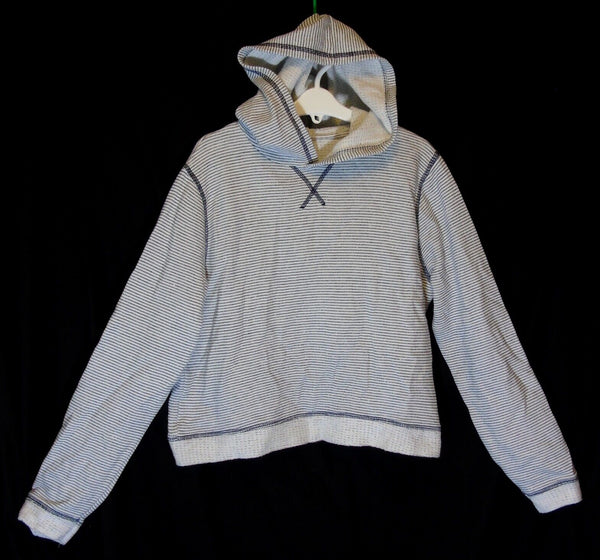 Grey Stripe Hooded Sweater Hoodie Age 15 Years Matalan