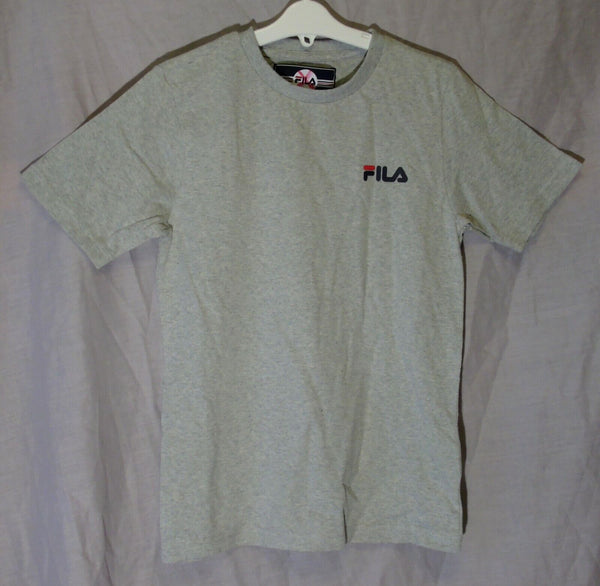 Light Grey Logo Front T-Shirt Tee Age 10-11 Years Fila