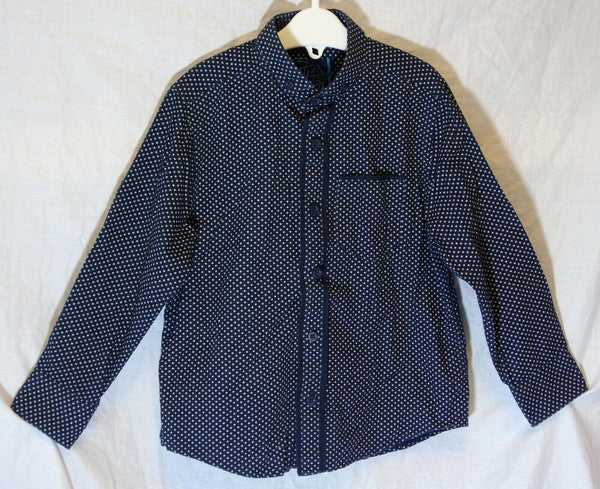 Blue Star Pattern Long Sleeve Shirt Age 5 Years Debenhams