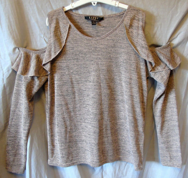 Grey Cold Shoulder Jumper Age 13-14 Years Lipsy UK10