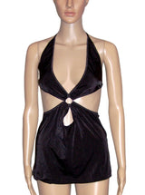 Black Chemise Lingerie Set Size 10